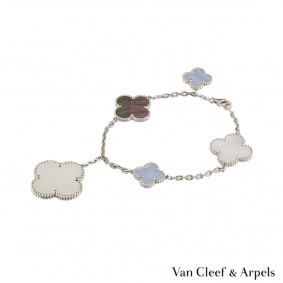 Van Cleef & Arpels White Gold Magic Alhambra Bracelet VCARL62400